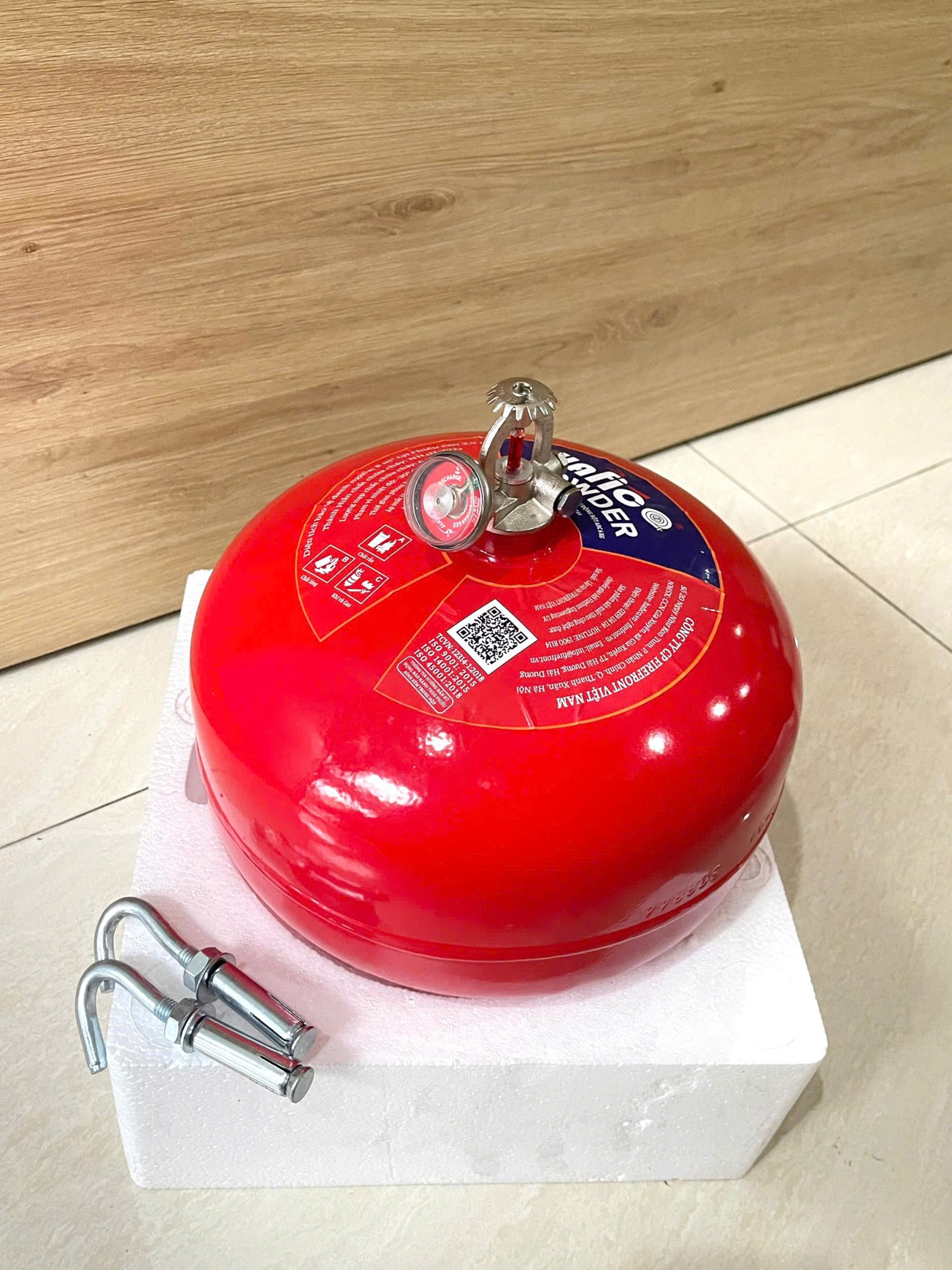 quả cầu chữa cháy tự động-6kg